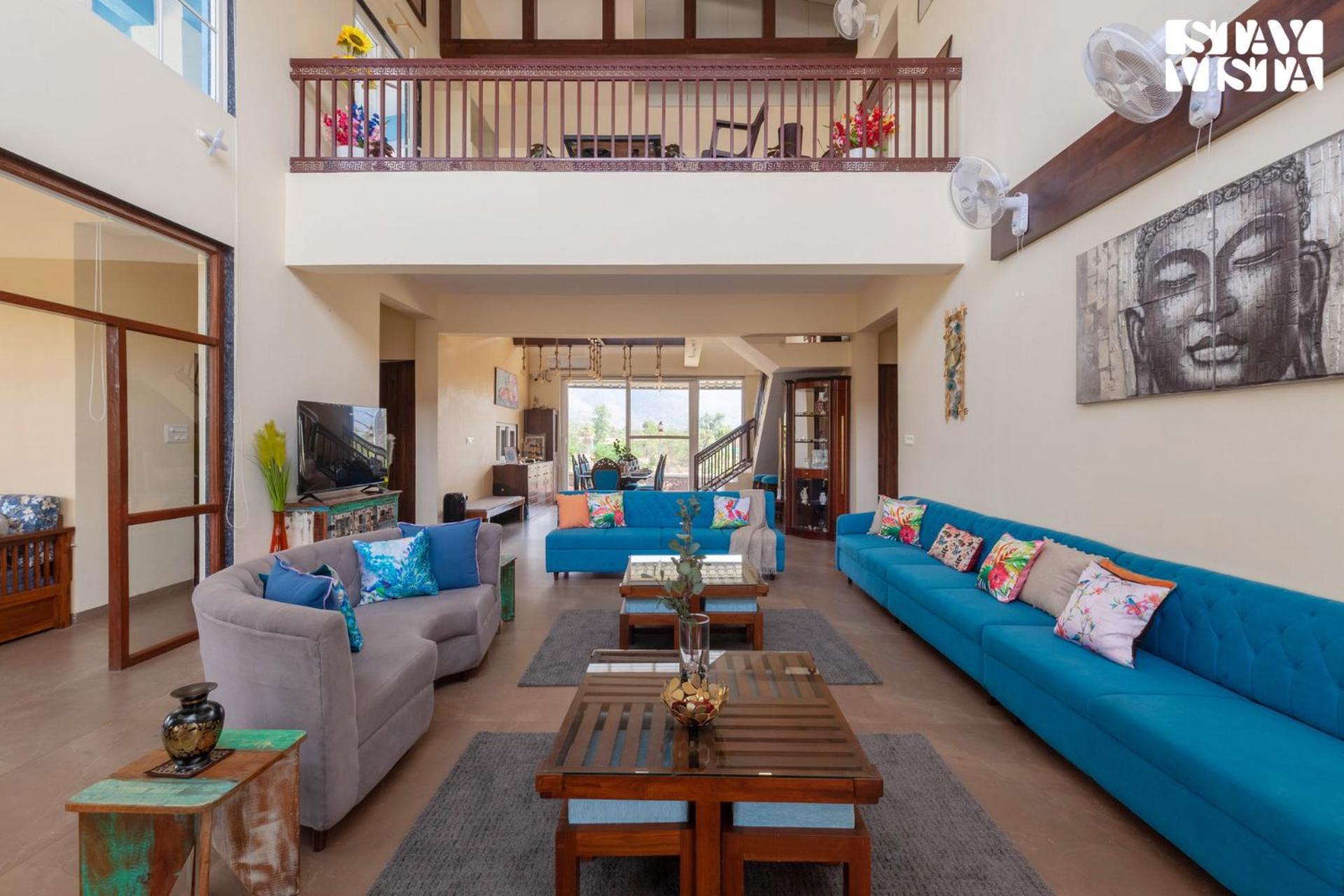 Stayvista'S Hillside Meadows - Mountainside Retreat With Farm View, Pool & Deck, Lawn & Gazebo Chinchavli Bagian luar foto