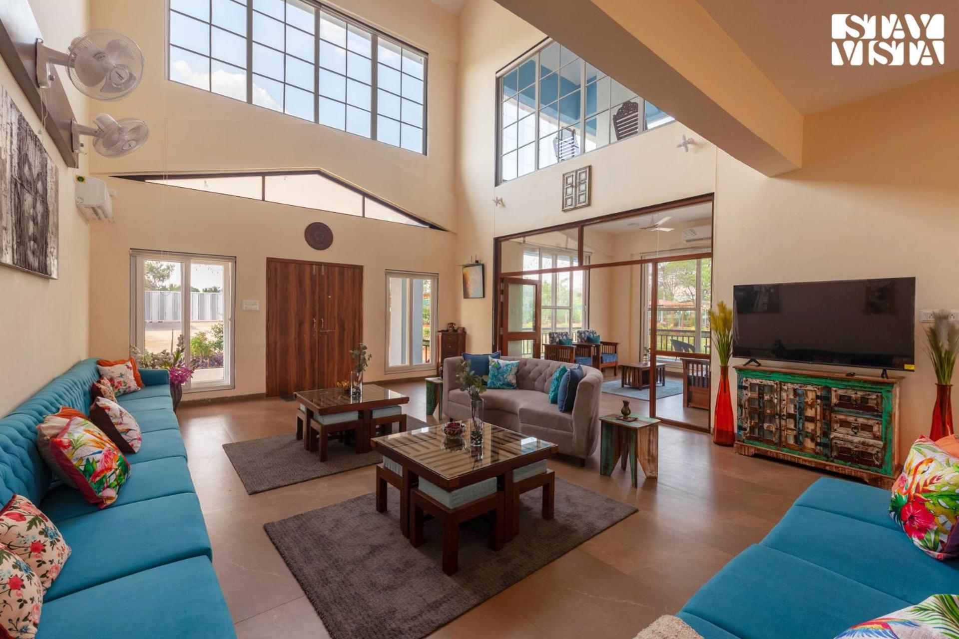 Stayvista'S Hillside Meadows - Mountainside Retreat With Farm View, Pool & Deck, Lawn & Gazebo Chinchavli Bagian luar foto